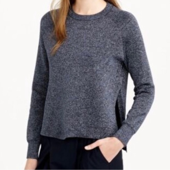 J. Crew Blue Shimmer Sparkle
Side Slit Crew Neck Pullover
Sweater Sz XS … - Picture 12 of 14